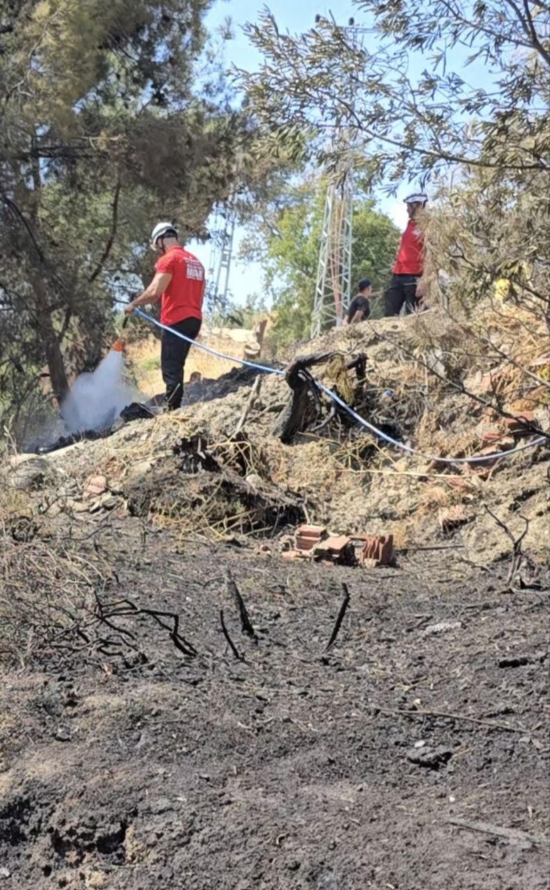Mudanya’da korkutan yangın