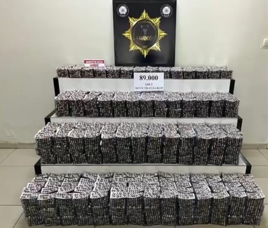 Balıkesir’de 15 günde 105 bin uyuşturucu hap ele geçirildi