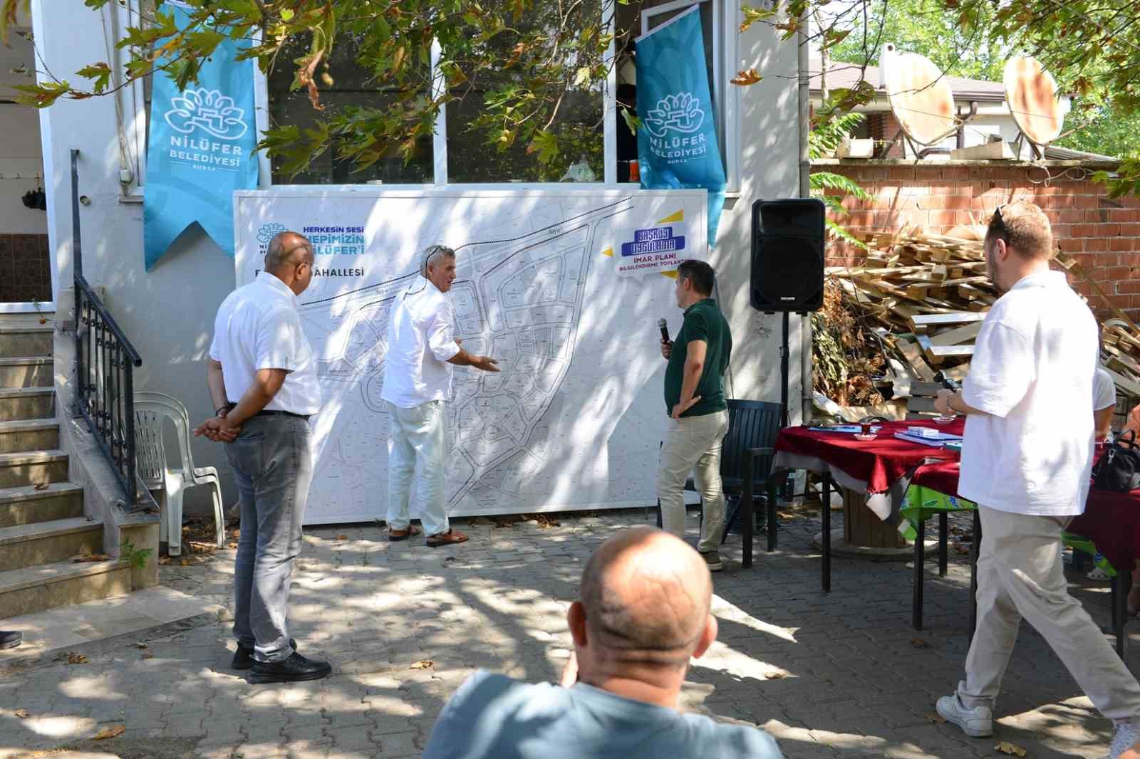 Başköy uygulama imar planı mahalle sakinlerine anlatıldı