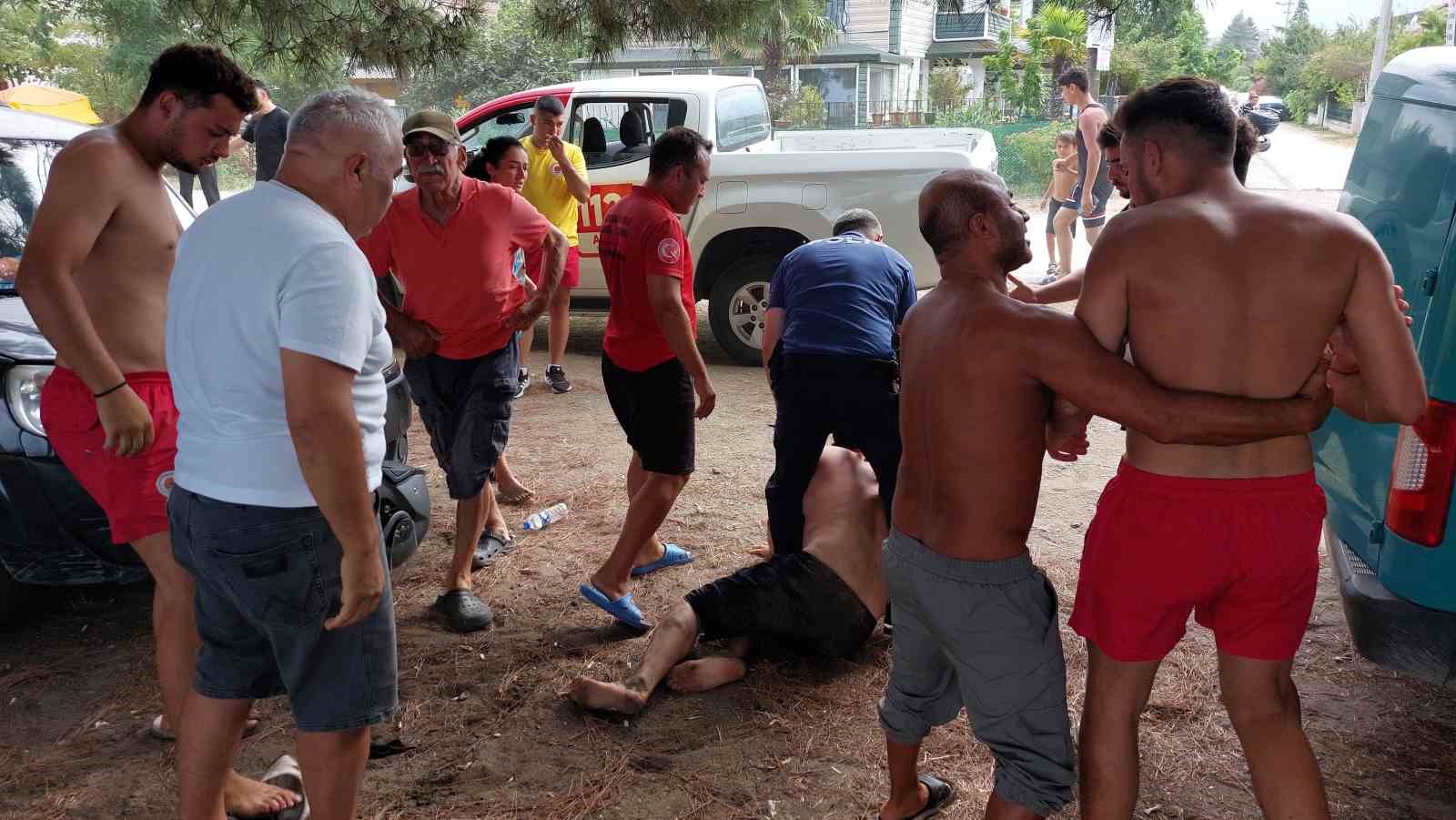 Cankurtaran ile vatandaşın yumruk yumruğa kavgası