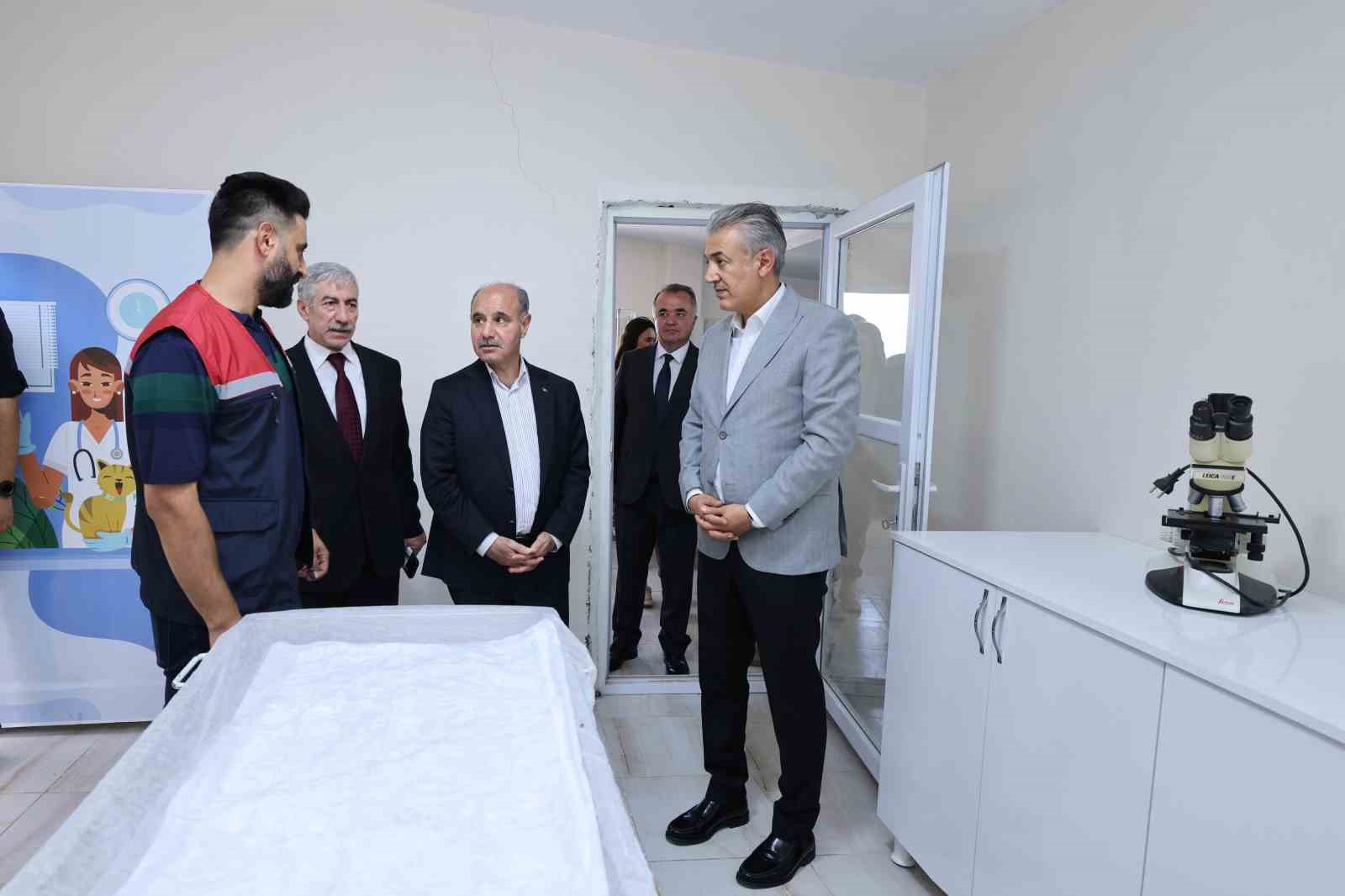 Bakan Yardımcısı Mehmet Aktaş Mardin’de sahipsiz hayvanlar için yapılan çalışmaları inceledi