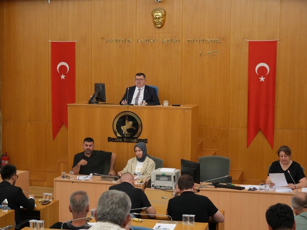 Düzce Belediye Meclis toplantısı yapıldı