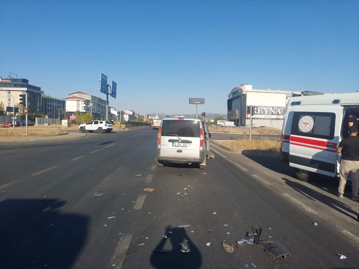 Bingöl’de trafik kazası: 1 yaralı