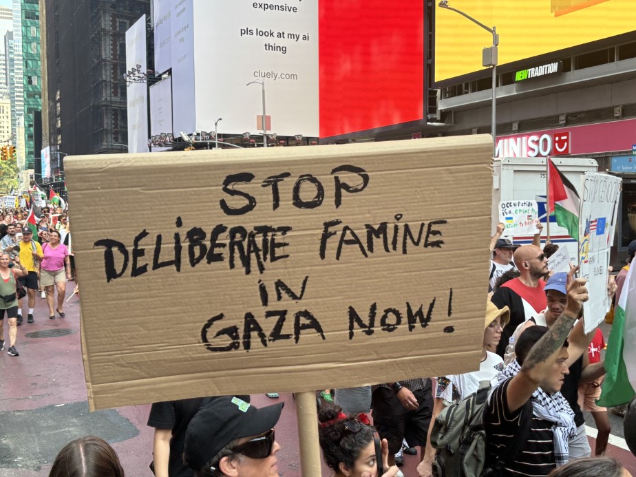 New York’ta on binlerce kişilik İsrail protestosu