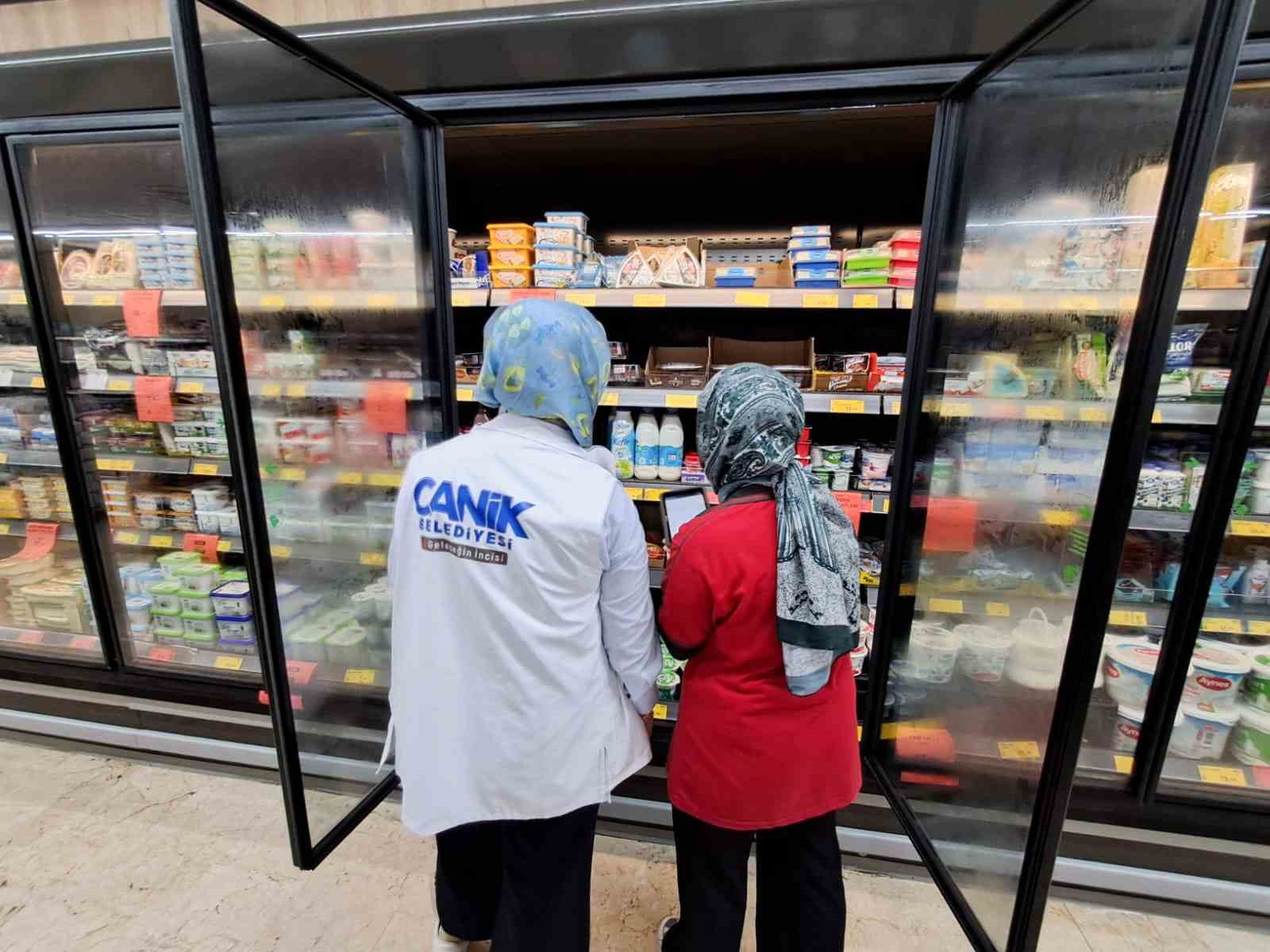 Canik’te soğuk gıda denetimi
