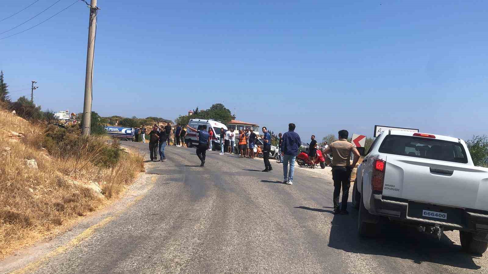 Datça’da makilik yangını
