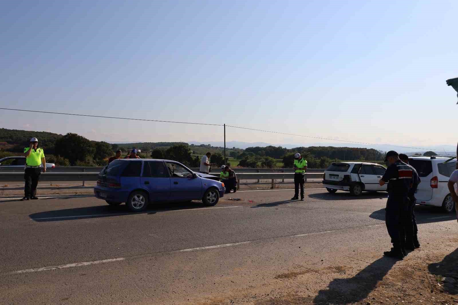 Bafra’da trafik kazası: 4 yaralı