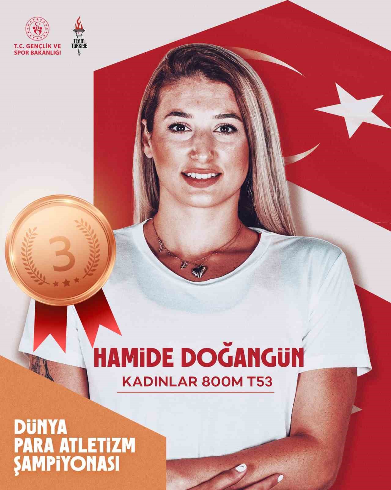 Dünya Para Atletizm Şampiyonası’nda 1 gümüş, 1 bronz madalya