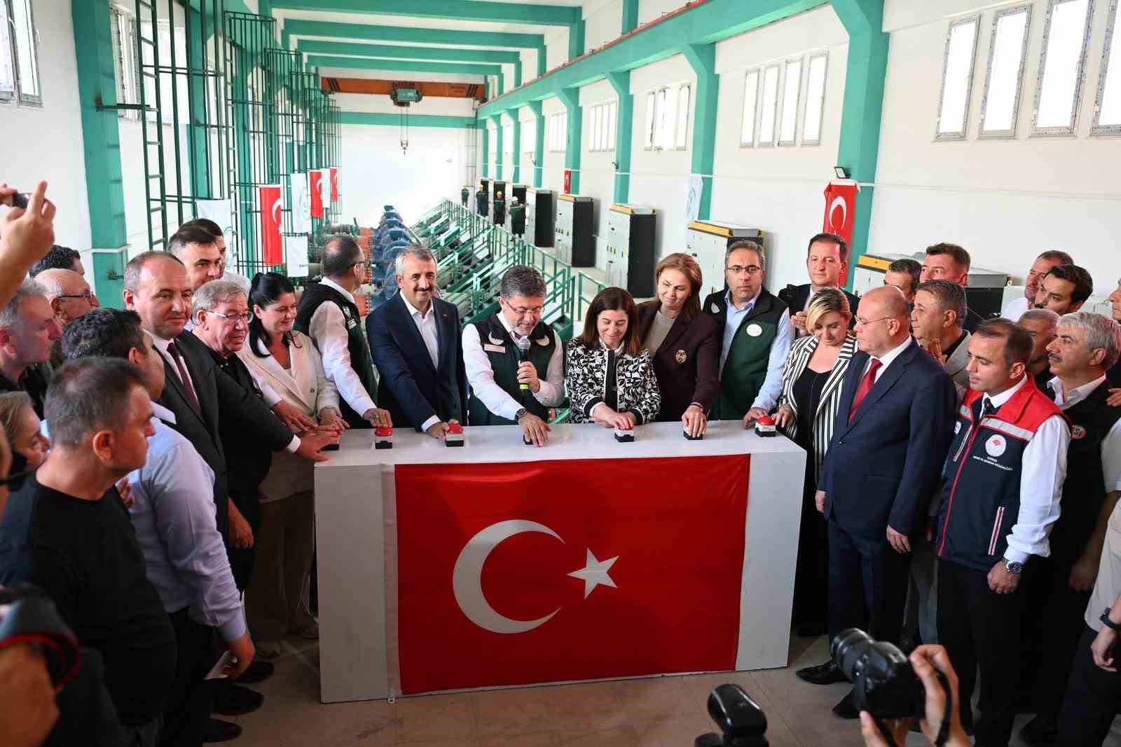 Bakan Yumaklı, Edirne’de Çakmak Barajı İletim Hattı’nın açılışını yaptı