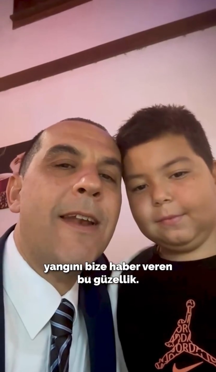 Vali Taşolar’dan orman yangınını ihbar eden çocuğa teşekkür