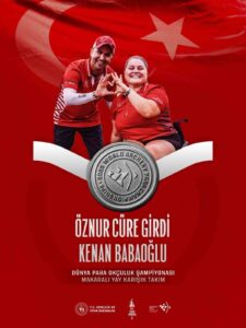 Okçulukta Makaralı Yay Karışık Takımı’ndan gümüş madalya