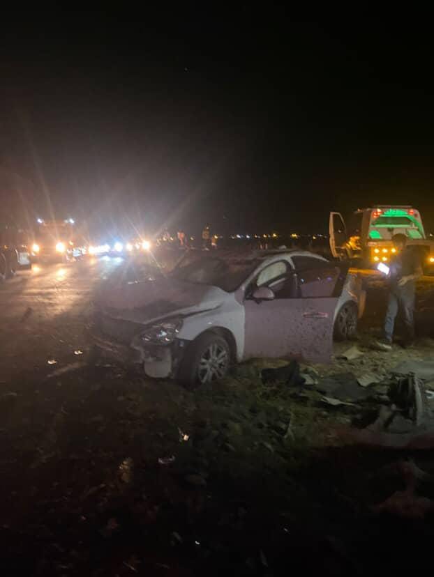 Hilvan’da takla atan otomobilde 3 kişi yaralandı