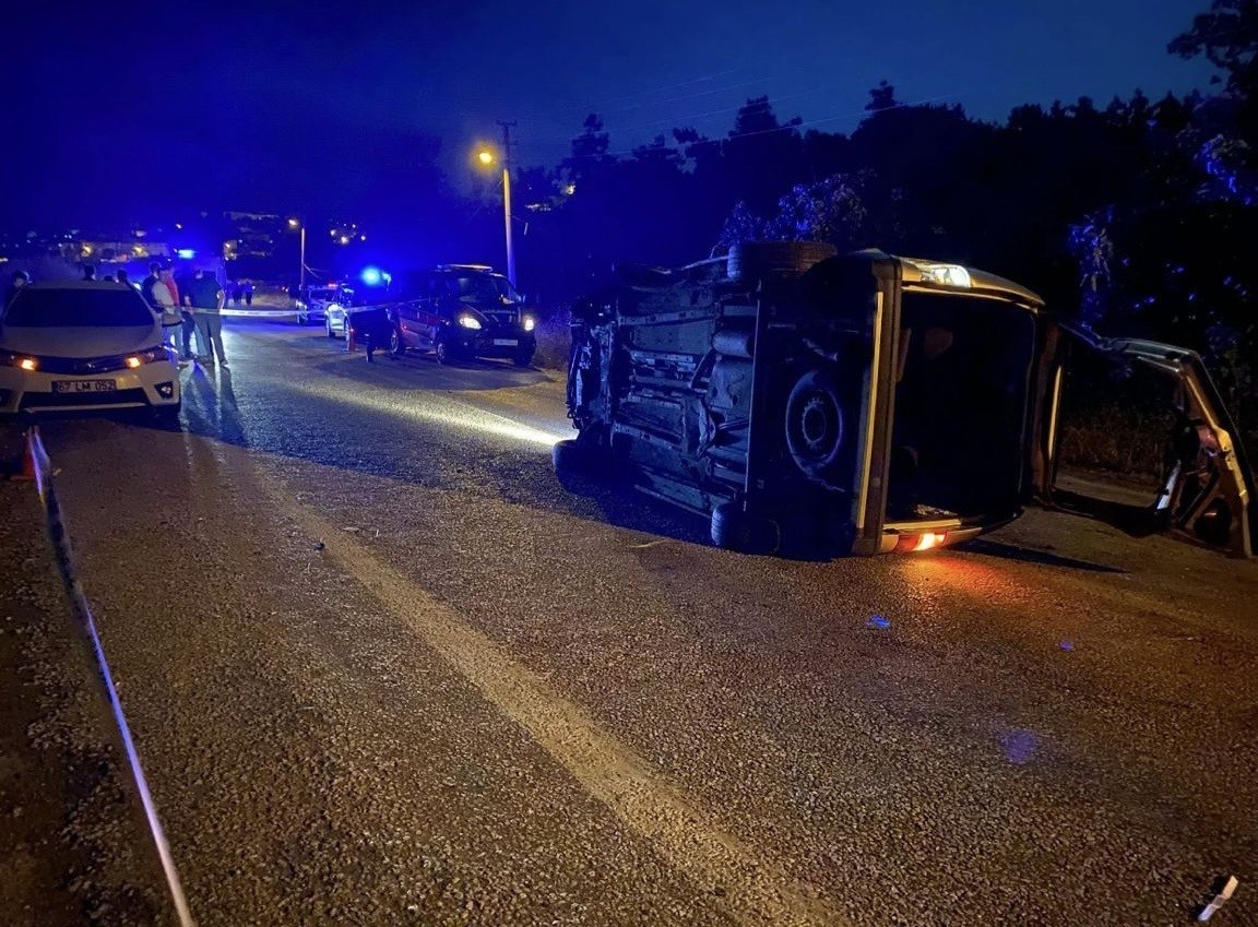 Manyas’ta trafik kazası: 1 ölü, 3 yaralı