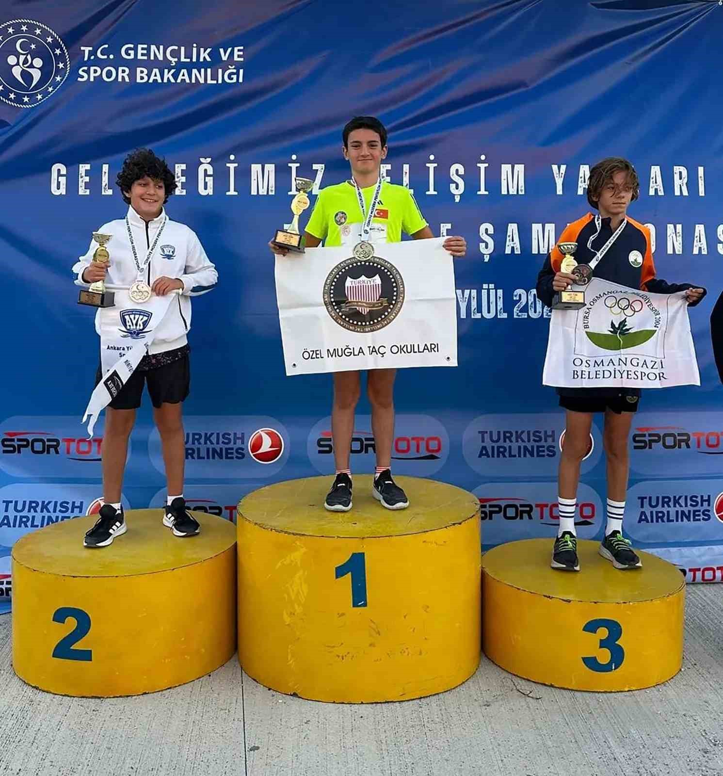 Muğla Büyükşehir sporcusu Türkiye şampiyonu oldu