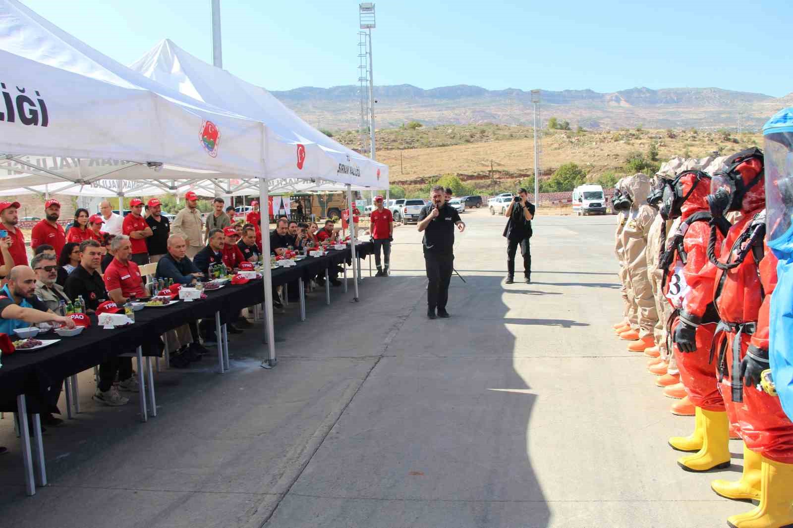 Şırnak’ta 14 ilden 745 kişinin katılımıyla deprem bölge tatbikatı