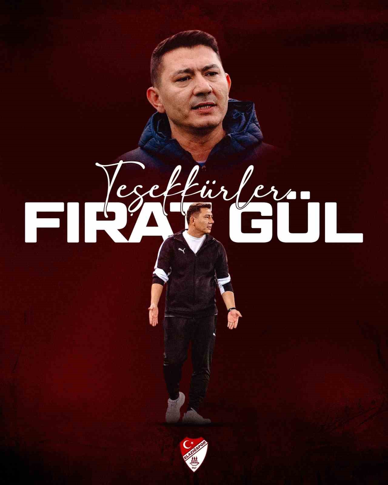 Elazığspor’da Fırat Gül’le yollar ayrıldı