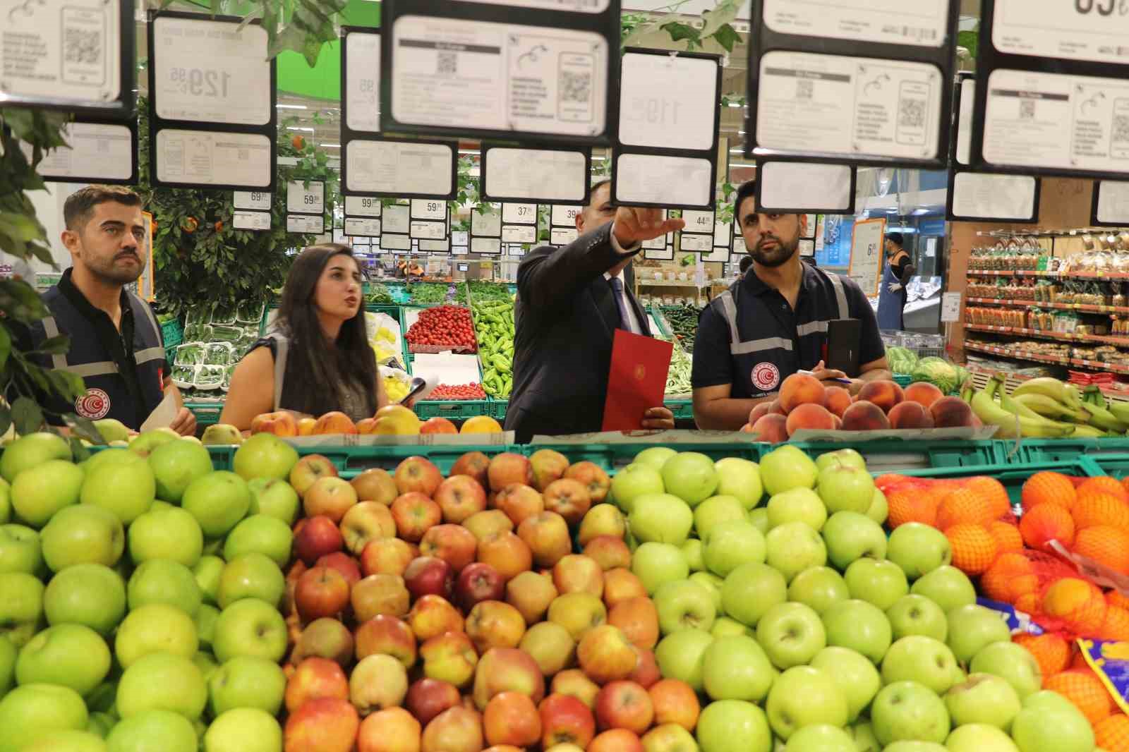 Diyarbakır’da fiyat etiketi ile oynayan işletmelere ilk 8 ayda 4 milyon 625 bin lira ceza kesildi