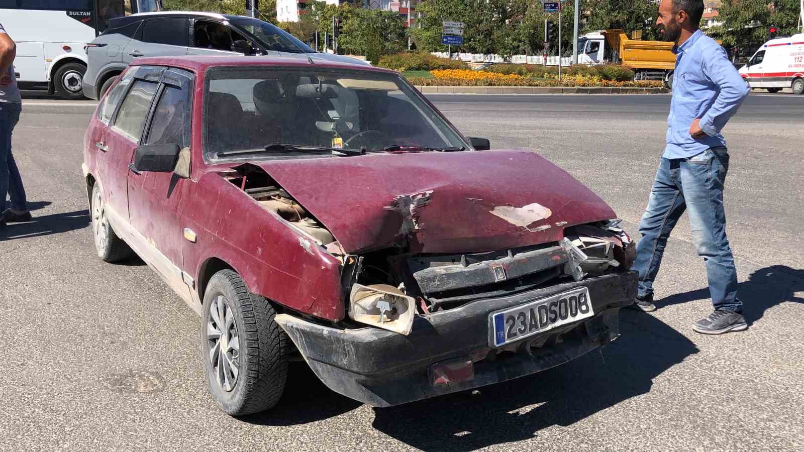 Elazığ’da trafik kazası: 1 yaralı