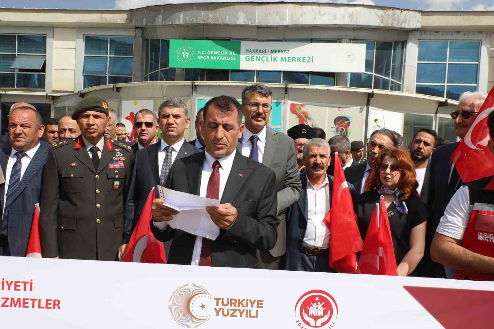 Hakkari’de 19 Eylül Gaziler Günü kutlandı