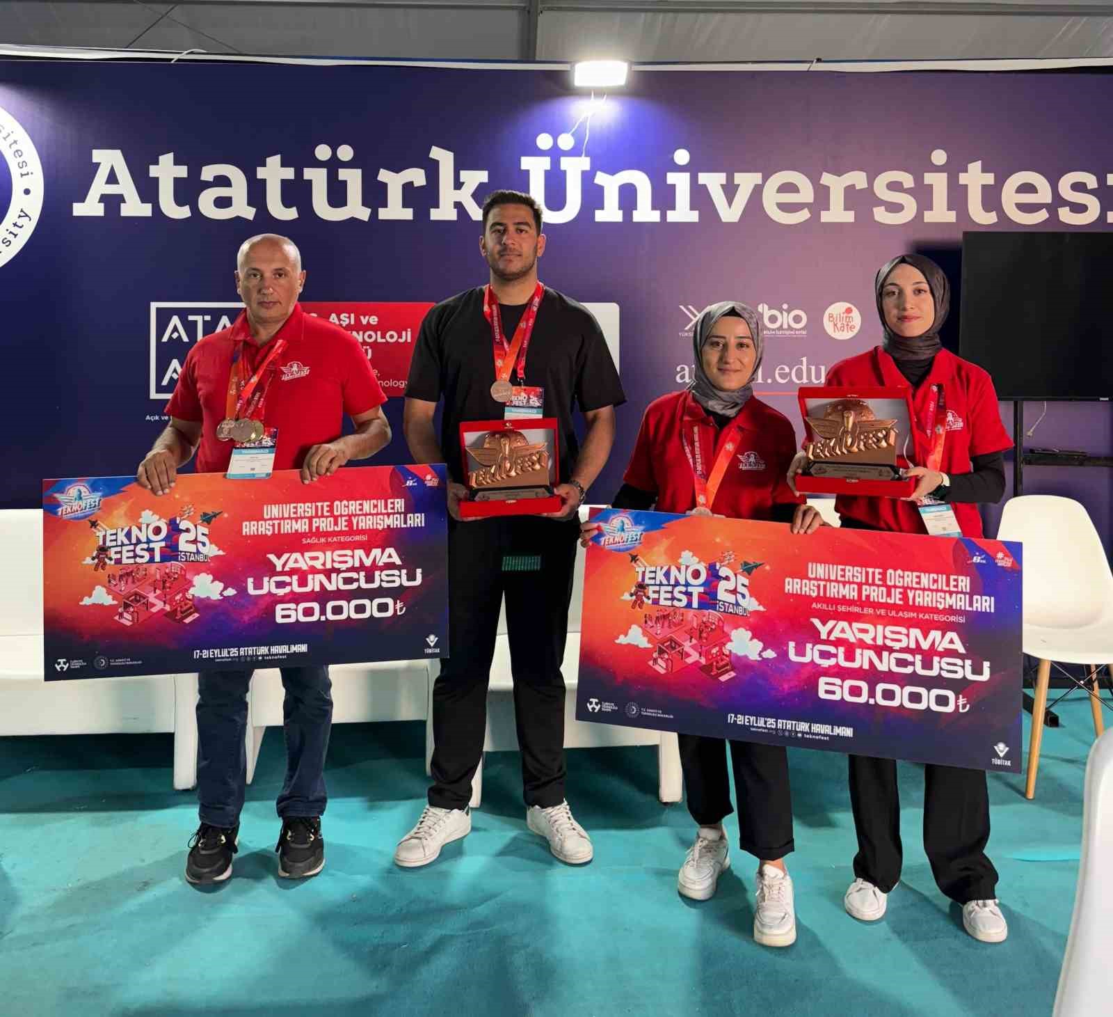 TEKNOFEST 2025’e Atatürk Üniversitesi damgası: 11 madalya ile büyük başarı