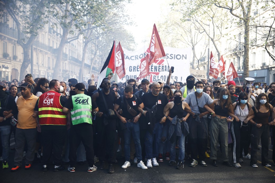 Fransa'daki protestolarda 110 kişi gözaltına alındı