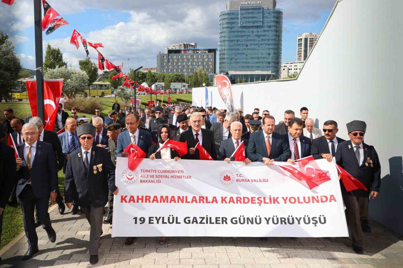 19 Eylül Gaziler Günü kutlandı