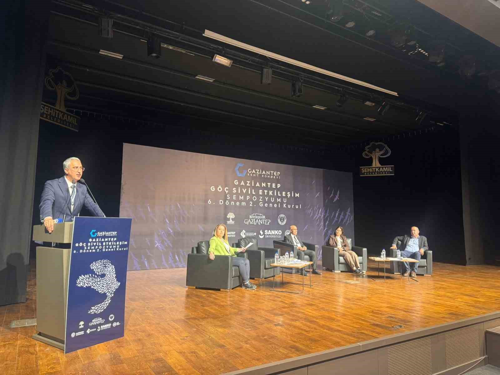 Gaziantep Kent Konseyi Göç Sivil Etkileşim Sempozyumu ve 6. Dönem 2. Genel Kurulu