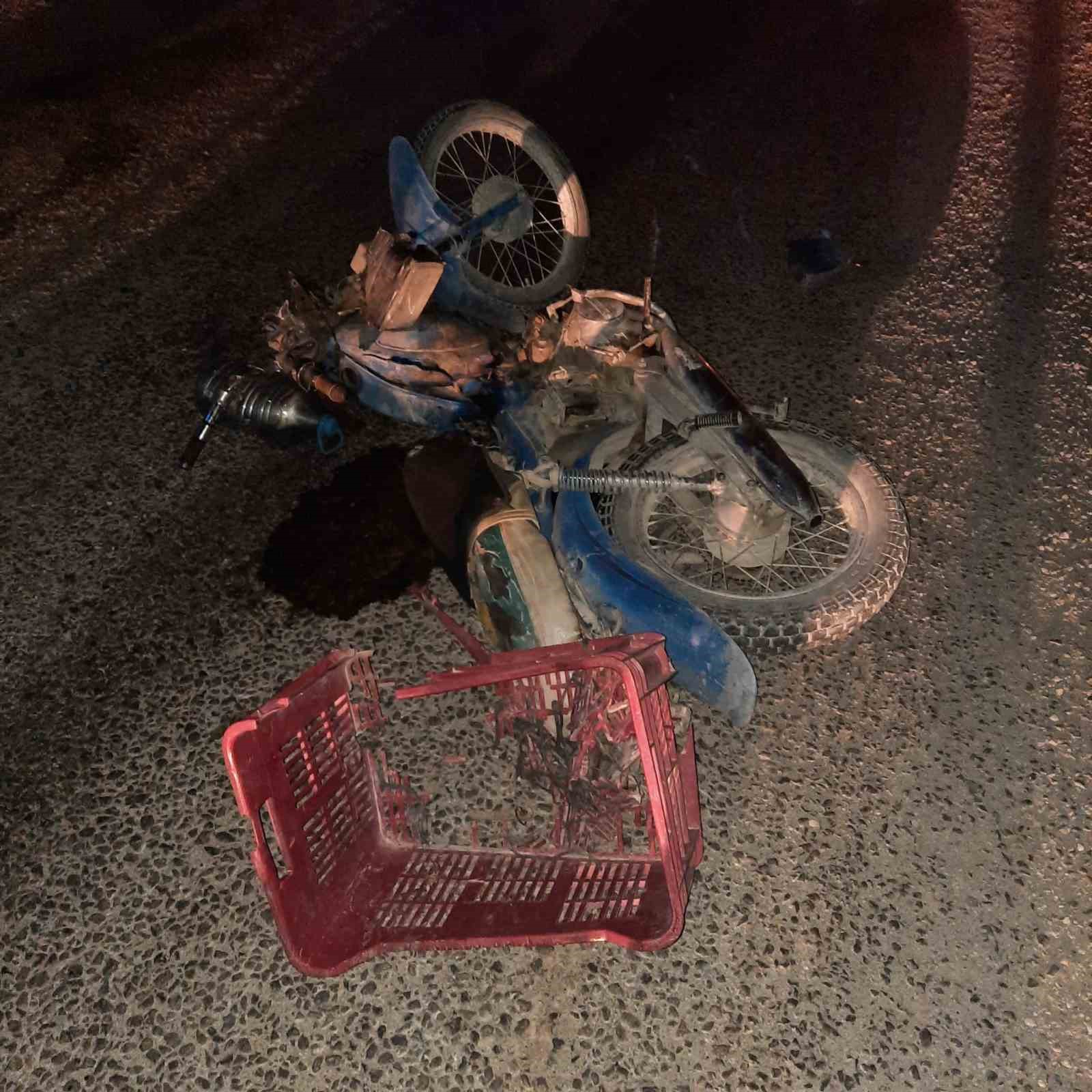Karapınar’da otomobille motosiklet çarpıştı: 3 yaralı