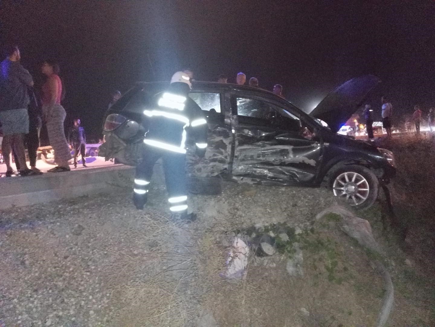 Samandağ’da trafik kazası: 2 yaralı