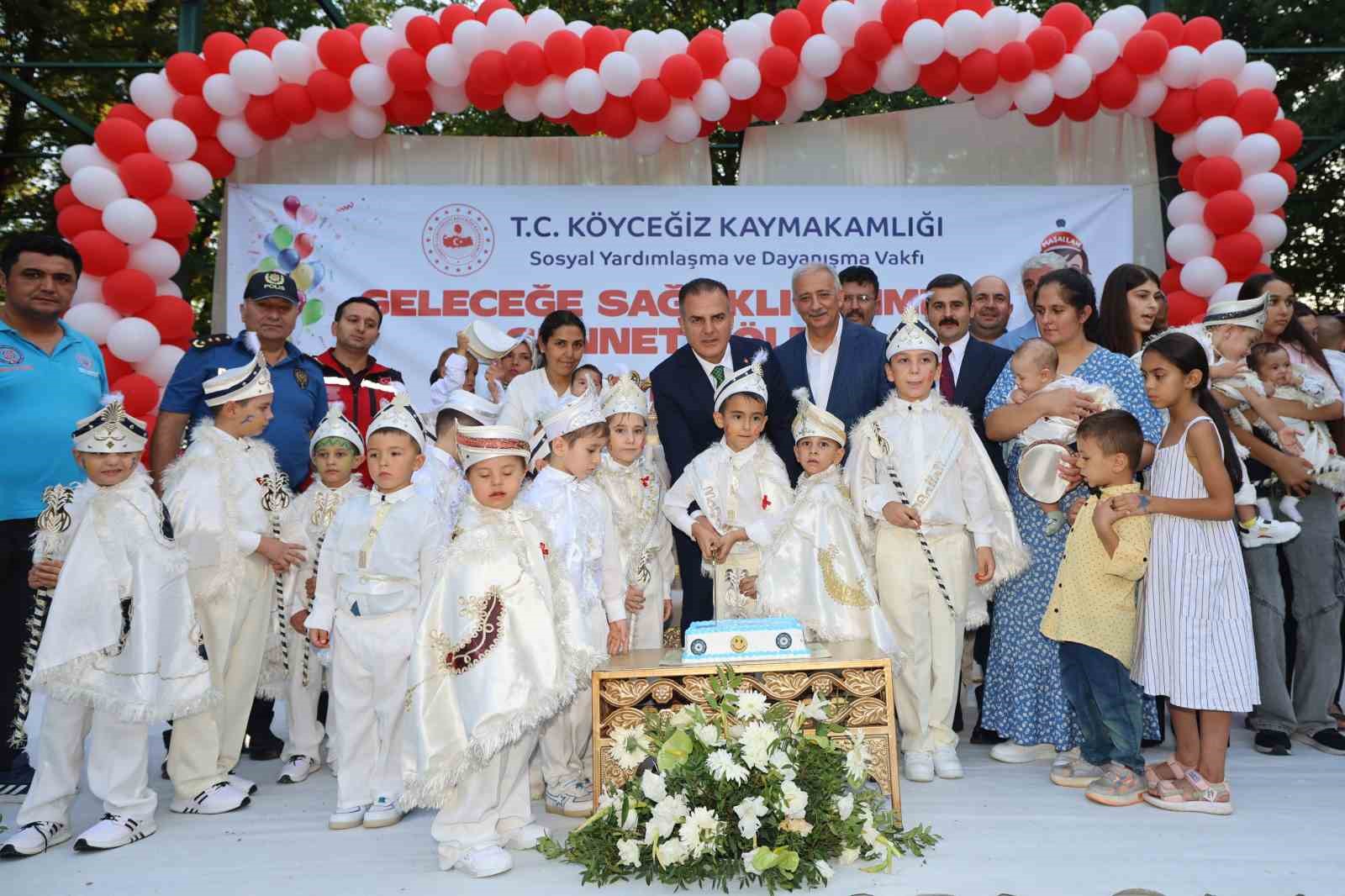 Köyceğiz Kaymakamlığı himayesinde sünnet şöleni