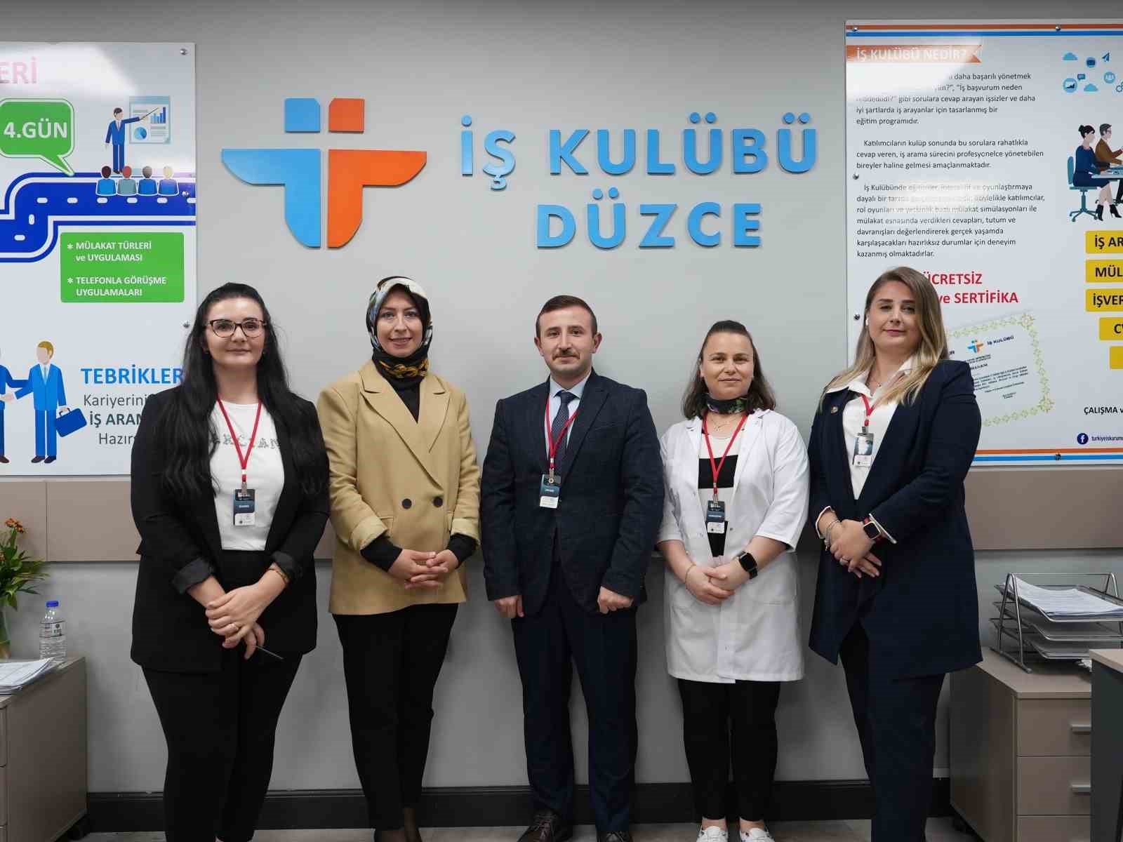Düzce’de 8 bin kişi kendilerine uygun işlere yönlendirildi