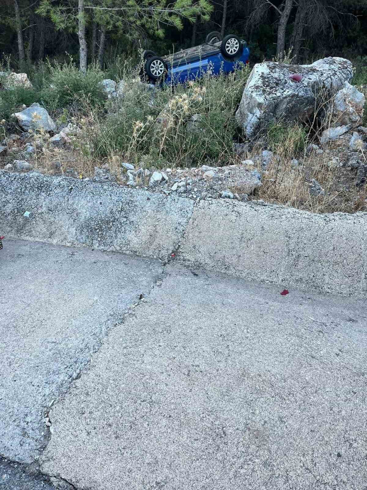 Muğla’da trafik kazası:1 yaralı