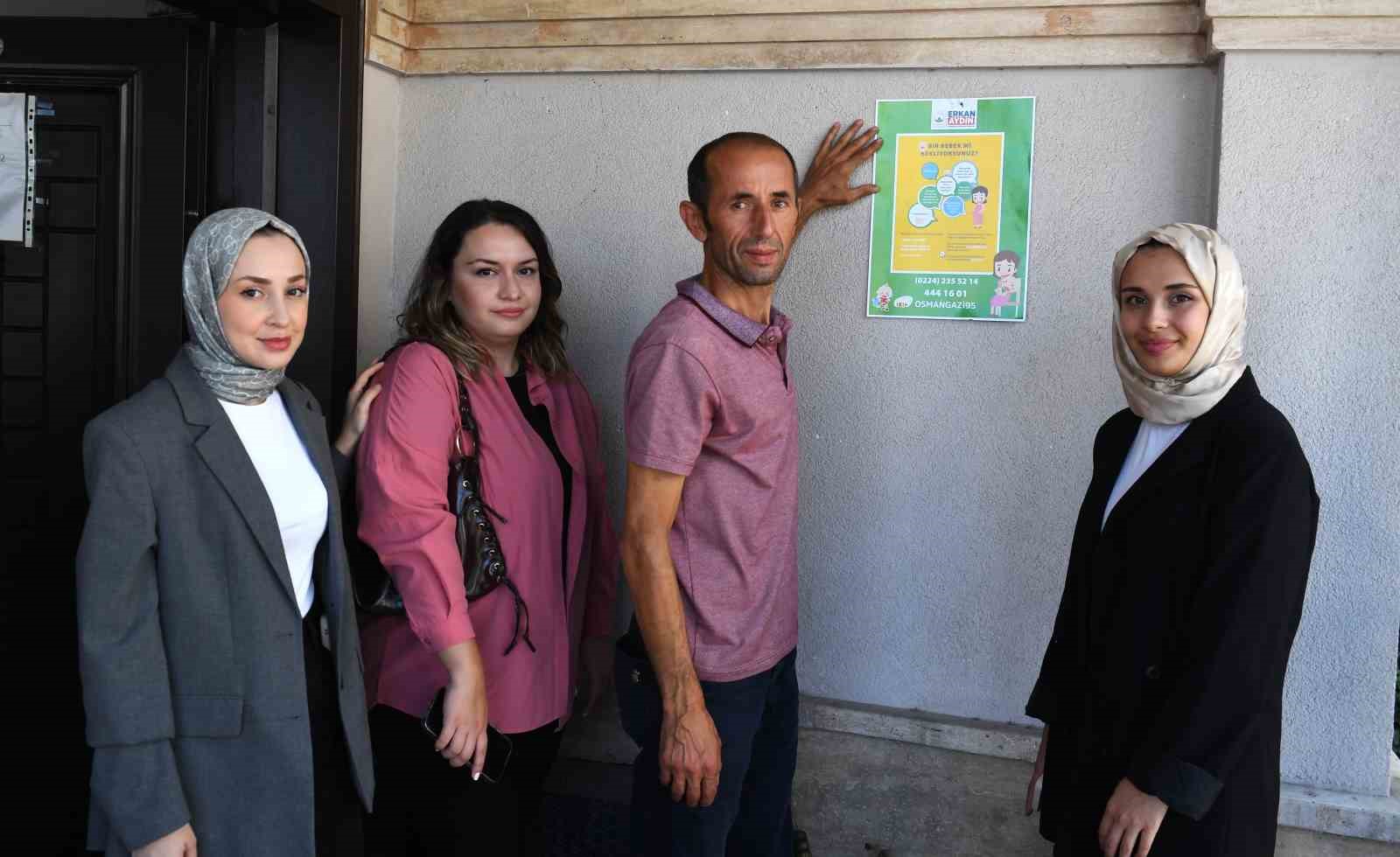 Osmangazi Belediyesi yeni doğum yapan annelerin yanında