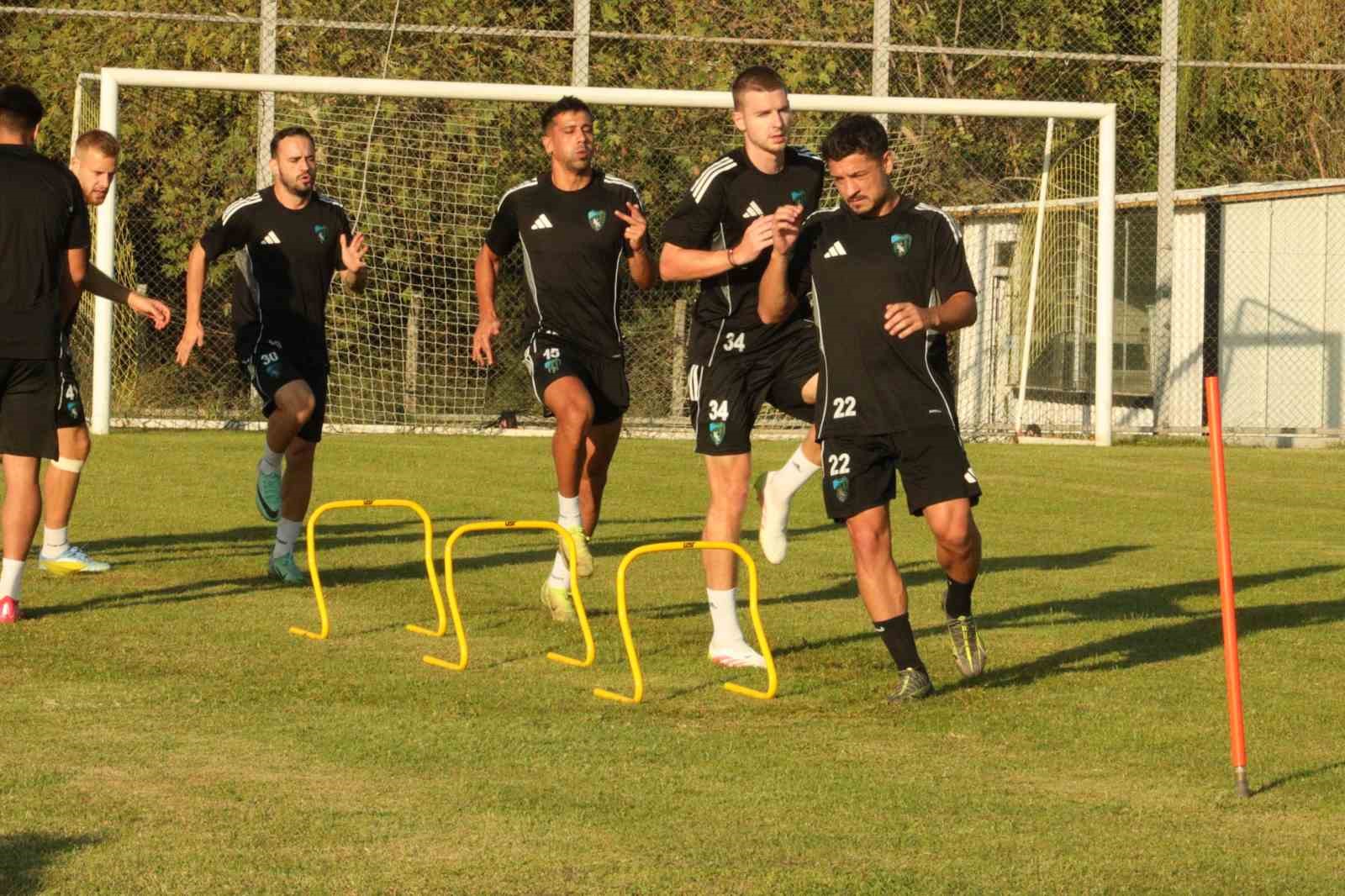 Kocaelispor, Beşiktaş maçının hazırlıklarını sürdürüyor