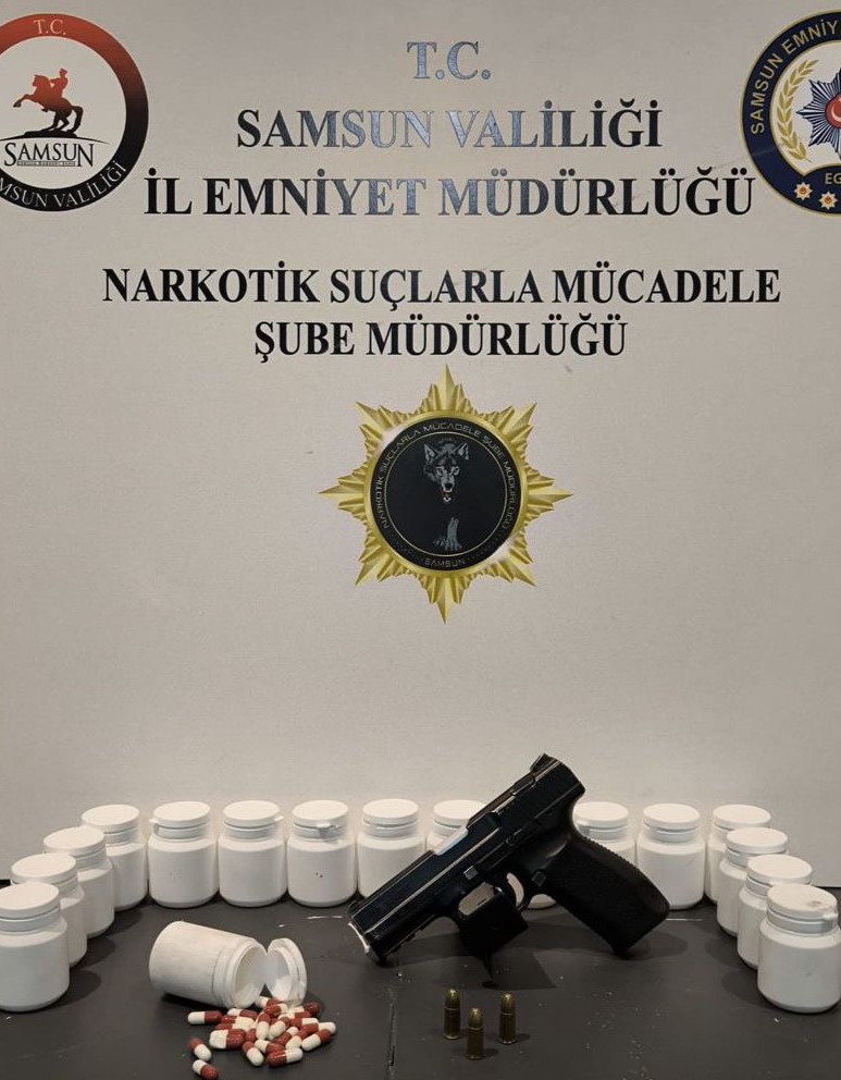 Samsun’da uyuşturucu operasyonu: 5 gözaltı