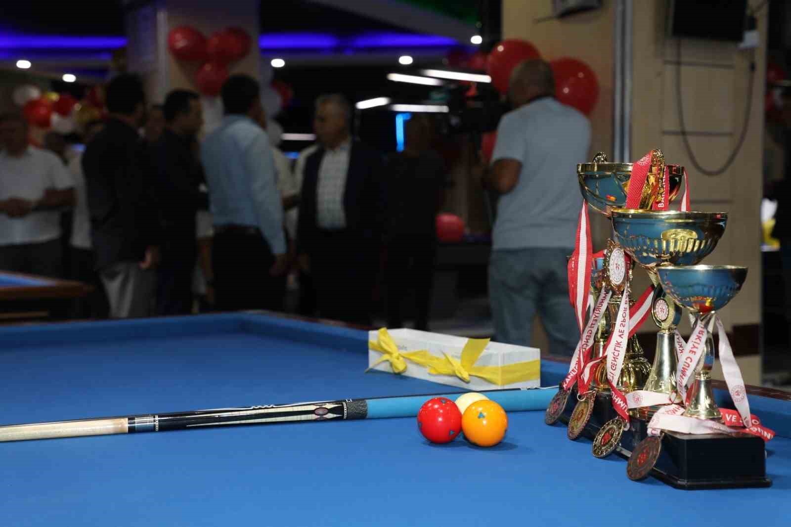 Yozgat’ta bilardo turnuvası büyük ilgi gördü