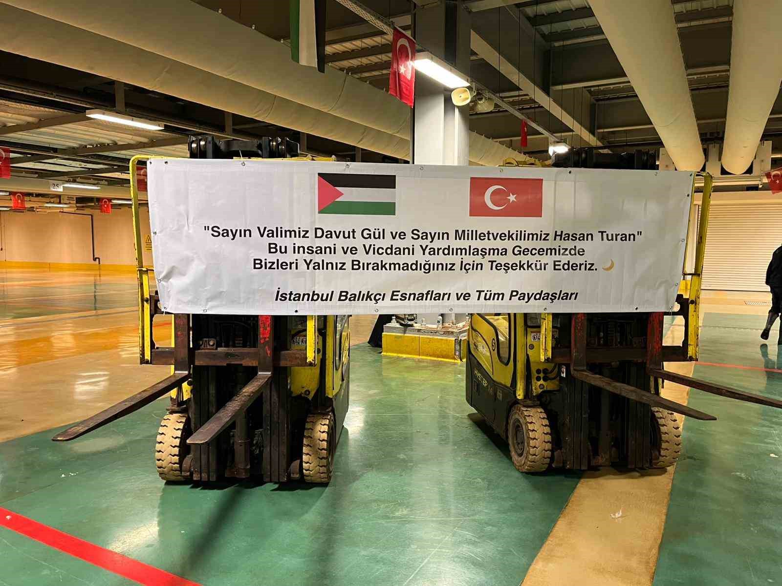 İstanbul’da balıkçı esnafı bir günlük kazançlarını Gazze’ye bağışlayacak
