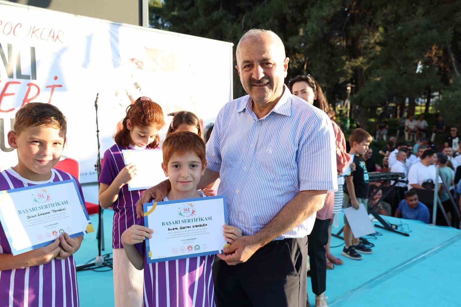 Gebze yaz spor okulları coşkuyla tamamlandı