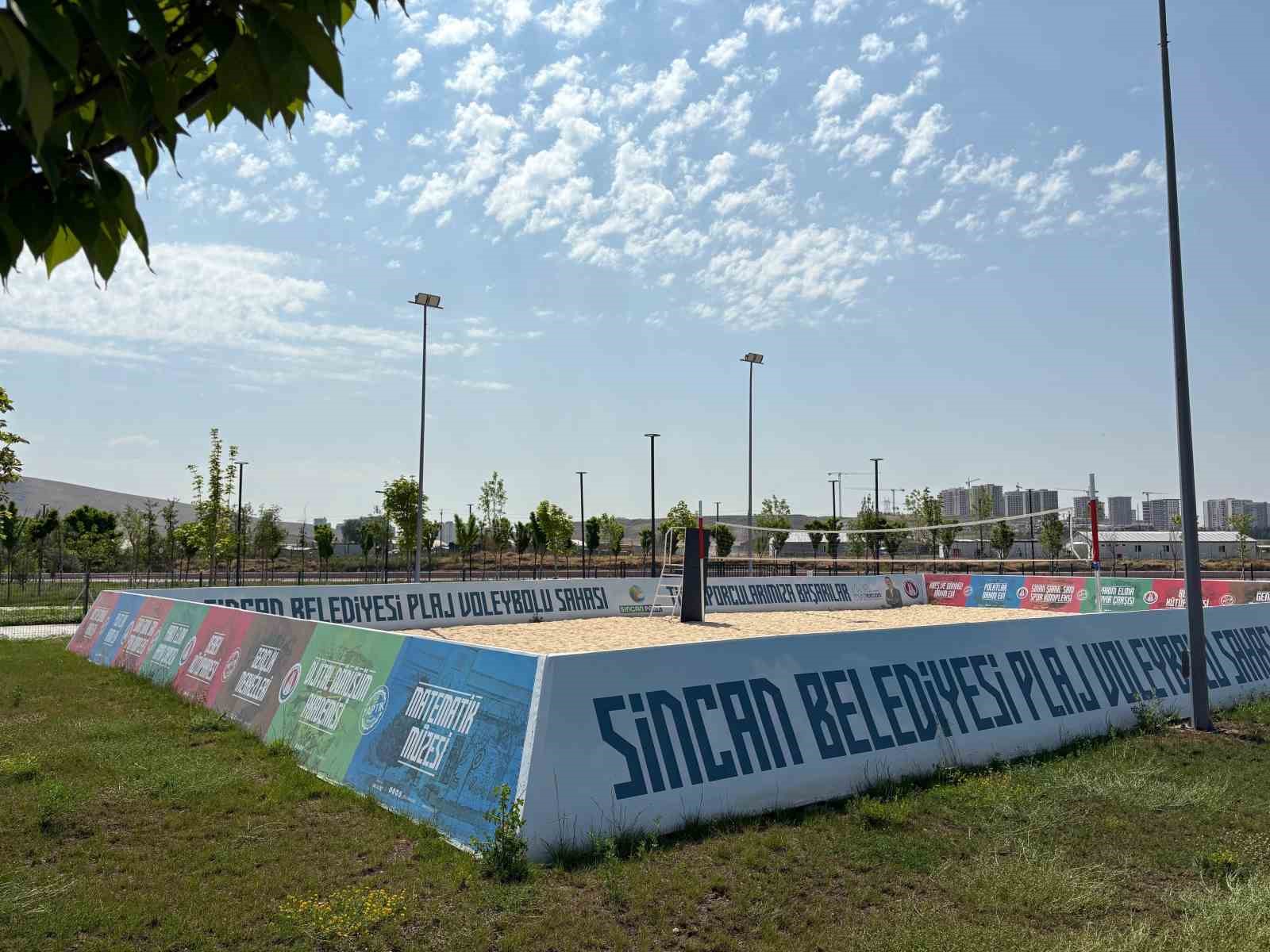 Sincan Belediyesi’nden Plaj Voleybol Turnuvası