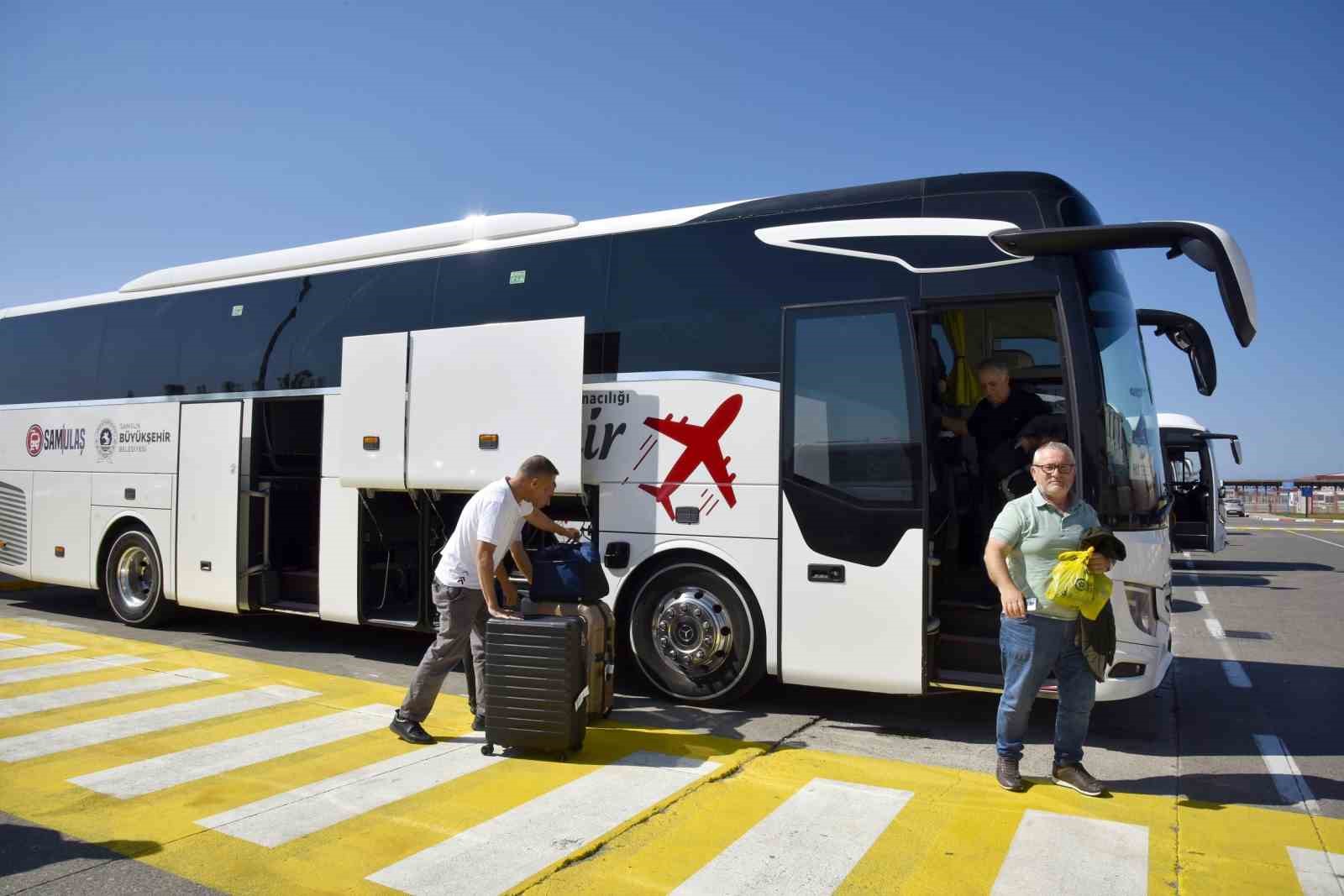 SAMAIR ile 260 bin yolcu havalimanına ulaştırıldı