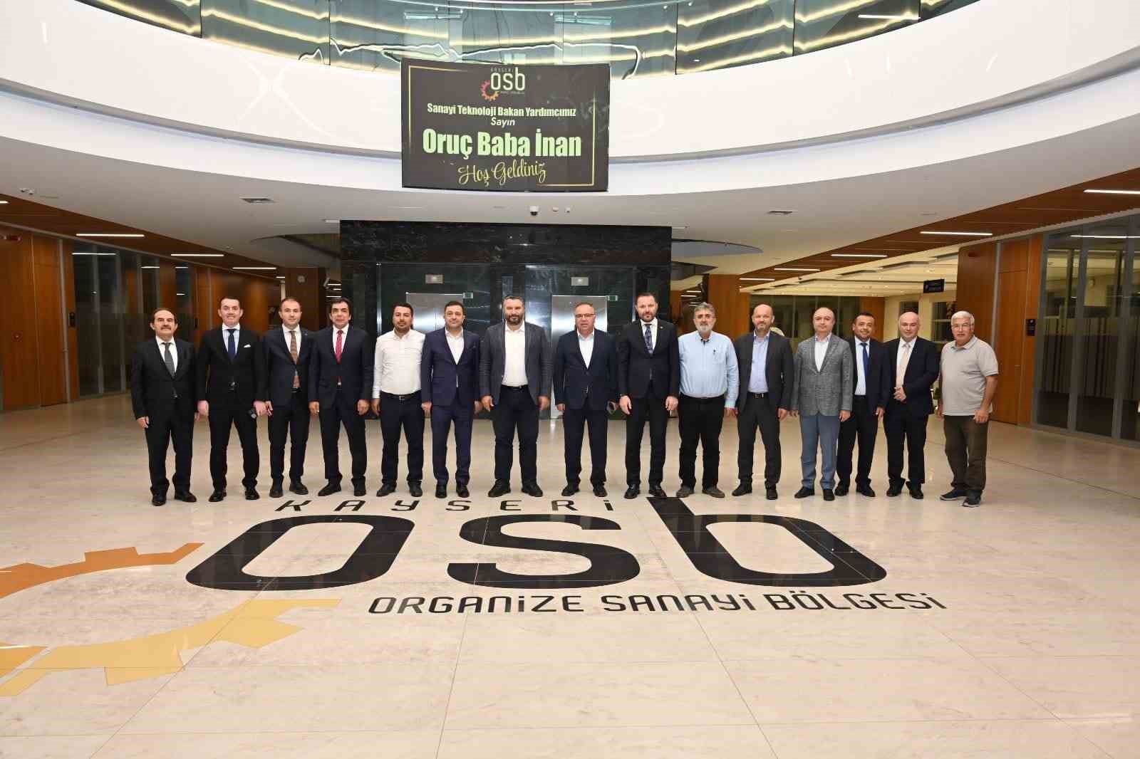 Sanayi ve Teknoloji Bakan Yardımcısı Oruç Baba İnan ORAN Kalkınma Ajansı’nı ziyaret etti