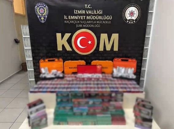 İzmir’de 20 ayrı kaçakçılık operasyonu