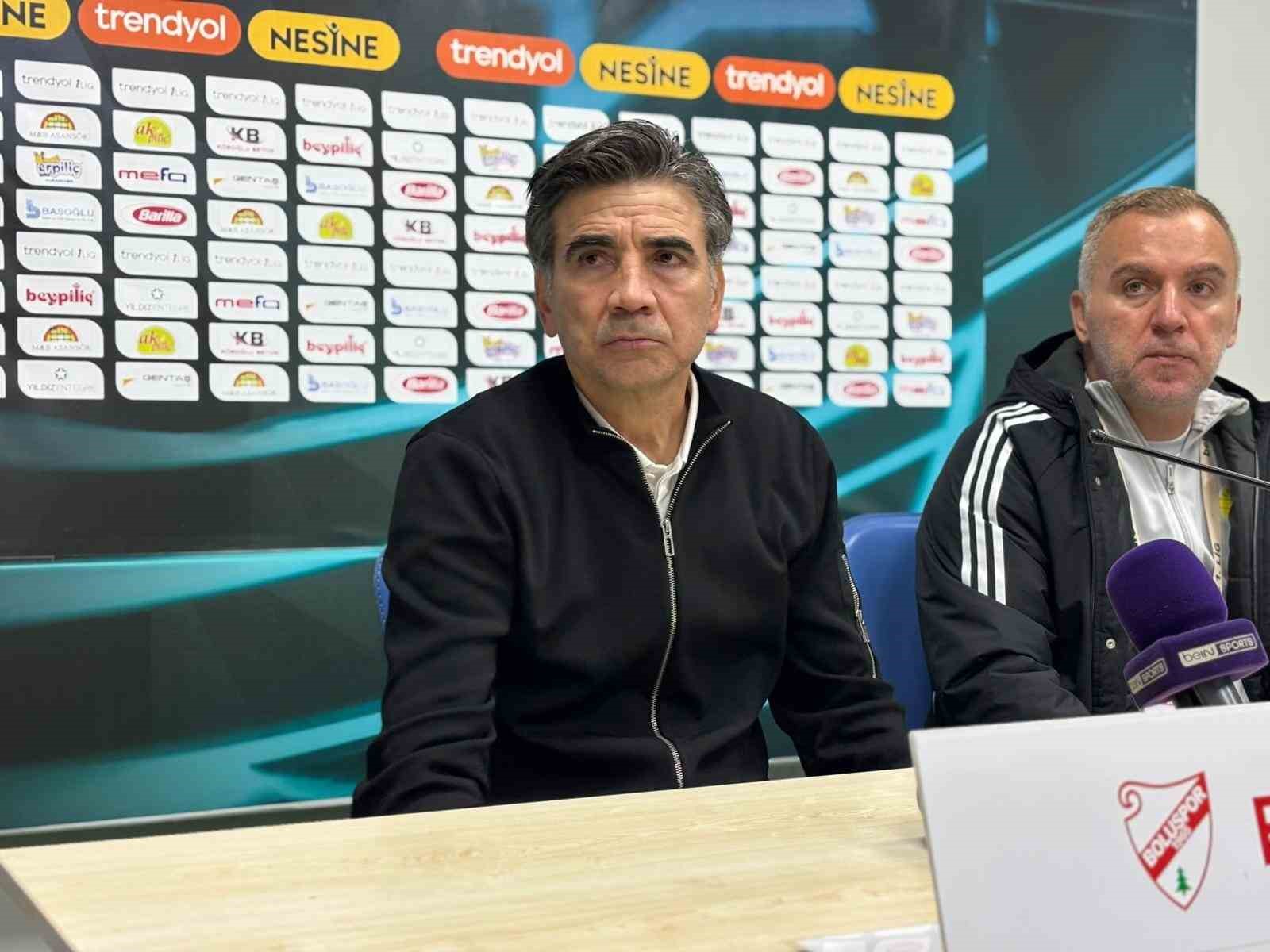 Boluspor - Esenler Erokspor maçının ardından