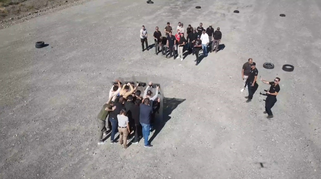 Erzincan çevik kuvvet polisinden nefes kesen tatbikat